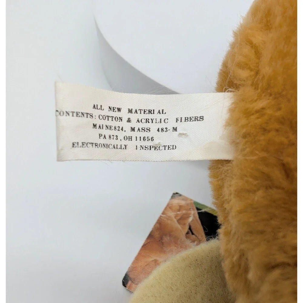 VTG 1982 Antics Brown Fleagle Beagle Dog Plush Toy 5.5